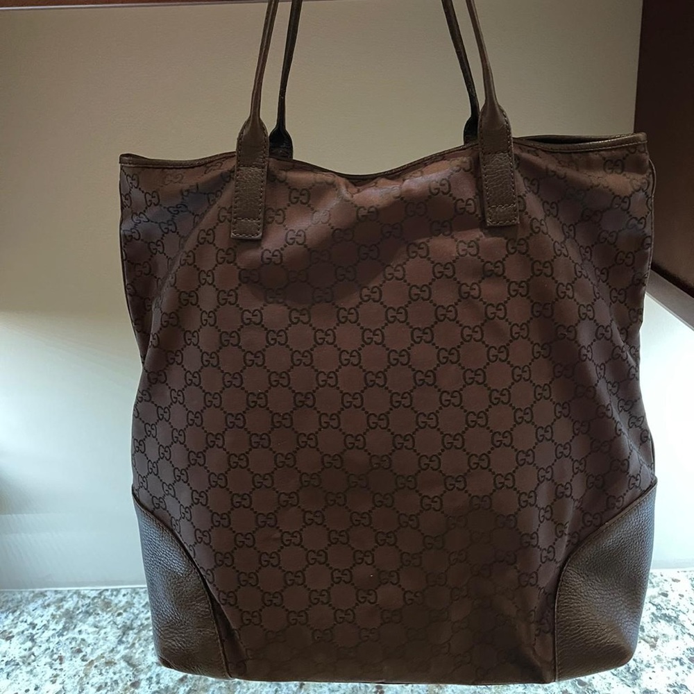 Gucci Brown Tote Bag